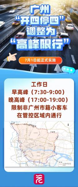 开车去广州新城会限号吗?