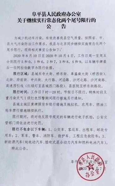 容城还限号吗,谢了,