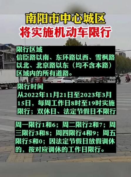 南阳限号吗