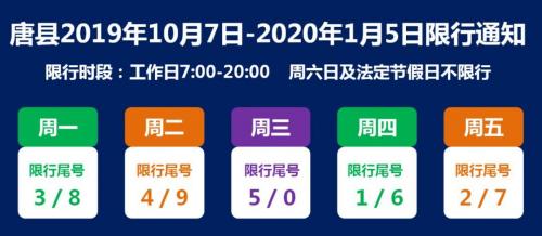 唐县限行时间几点到几点