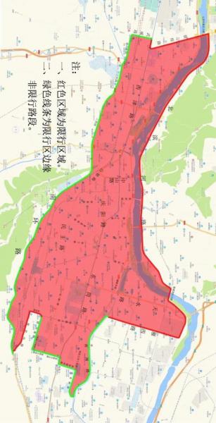 兰州市限号区域范围