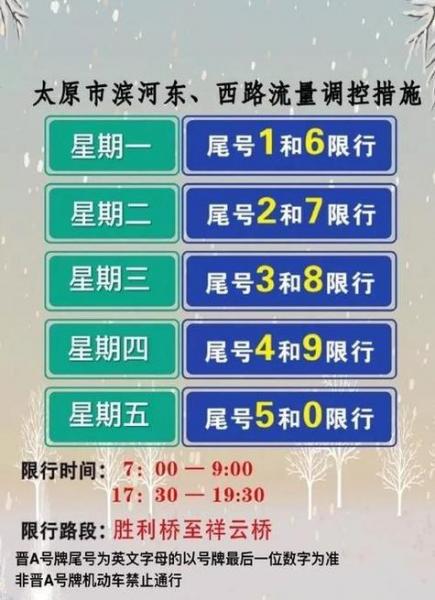 太原今天限号吗双号还是单号