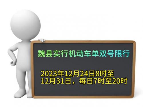 河北魏县机动车限号政策最新消息,限号时间及规定介绍